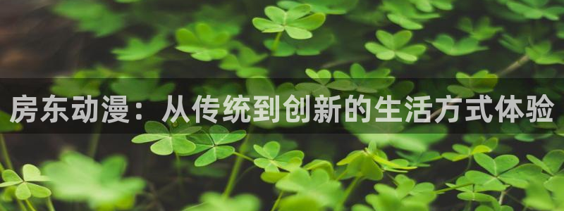 妖精动漫之家：房东动漫：从传统到创新的生活方式体验